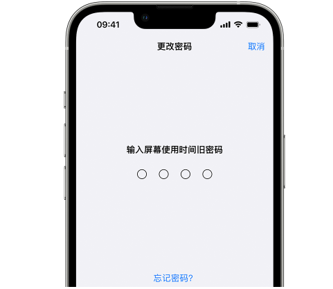 廊坊iPhone屏幕维修分享iPhone屏幕使用时间密码忘记了怎么办 