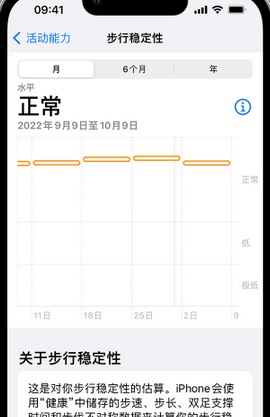 廊坊iPhone手机维修如何在iPhone开启'步行稳定性通知'