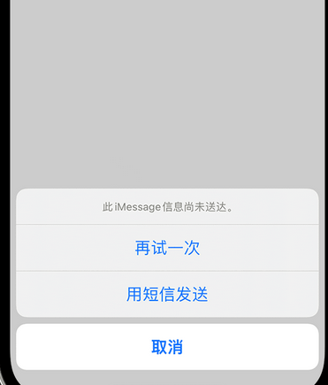 廊坊apple维修iPhone上无法正常发送iMessage信息