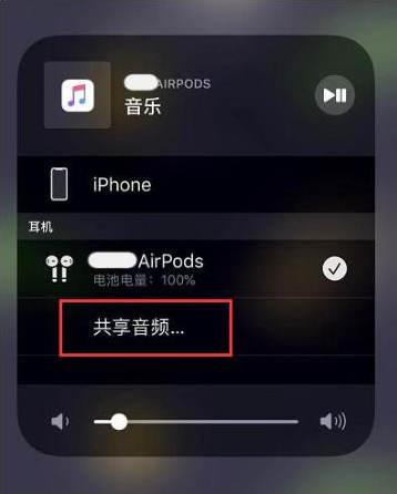 廊坊苹果14音频维修点分享iPhone14音频共享设置方法 