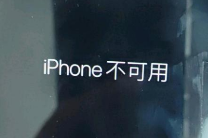 廊坊苹果服务网点分享锁屏界面显示“iPhone 不可用”如何解决 