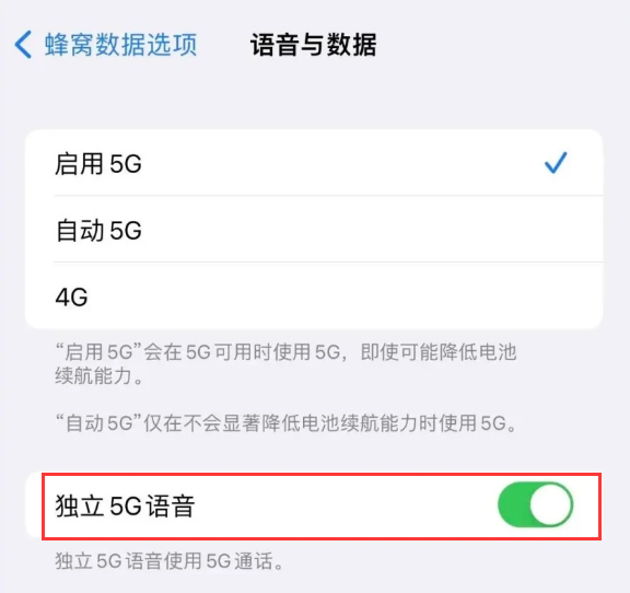 廊坊苹果14维修分享iPhone 14 Pro如何开启VoNR 