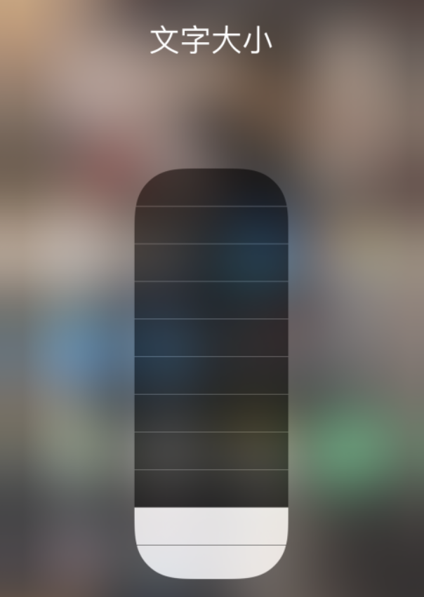 廊坊苹果手机维修分享小技巧：在 iPhone 控制中心快速调节字体大小 