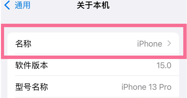廊坊苹果13维修分享iPhone 13热点名字设置教程 