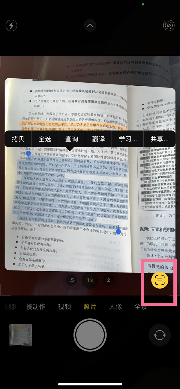 廊坊苹果手机维修分享iOS 15照片文字怎么提取 